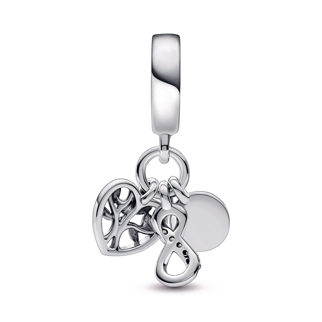 Family Infinity Triple Dangle Charm