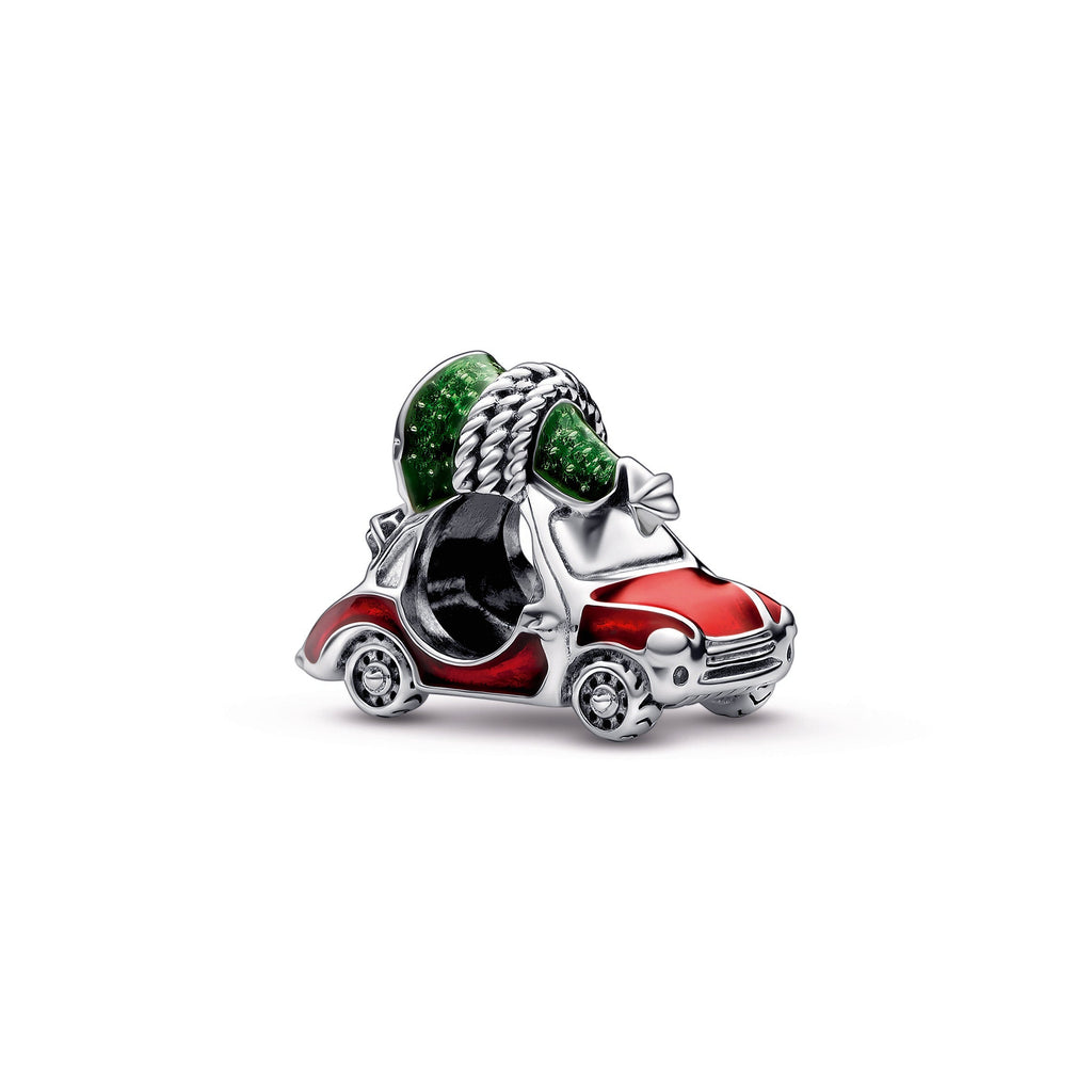 Festive Car & Christmas Tree Charm