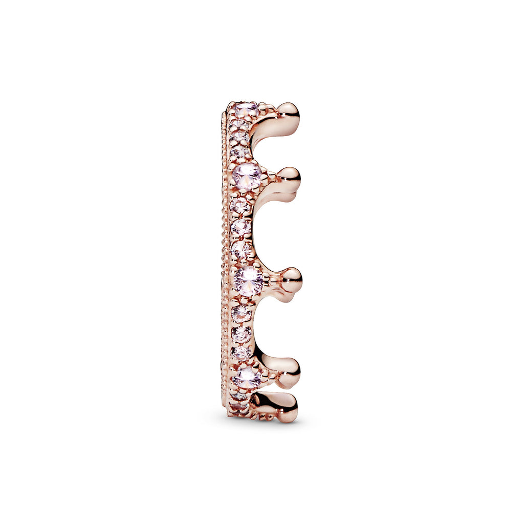 Pink Sparkling Crown Ring
