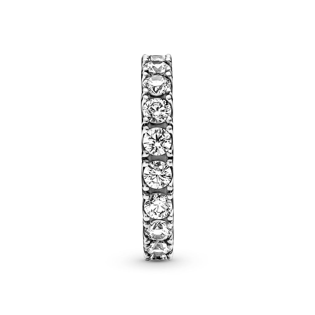 Sparkling Row Eternity Ring