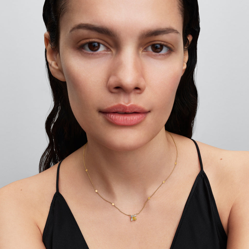 Honey Bee Pendant Necklace