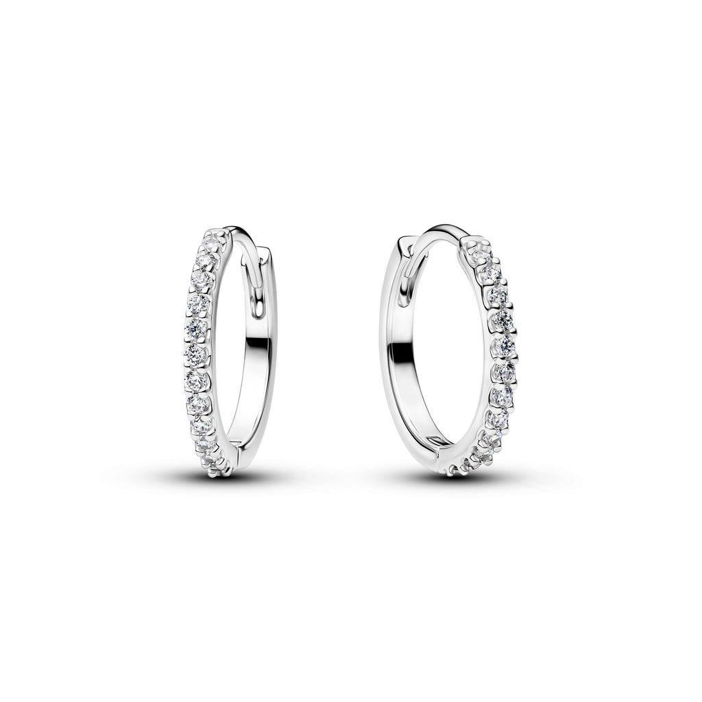 Sparkling Mini Hoop Earrings