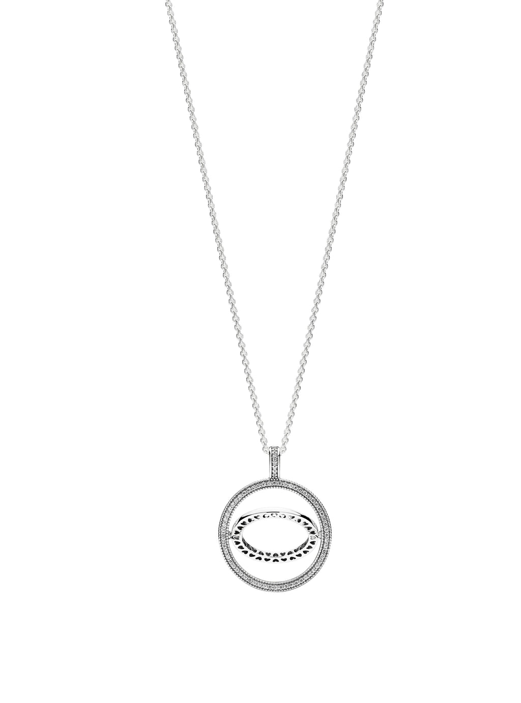 Pandora Logo Circle Necklace