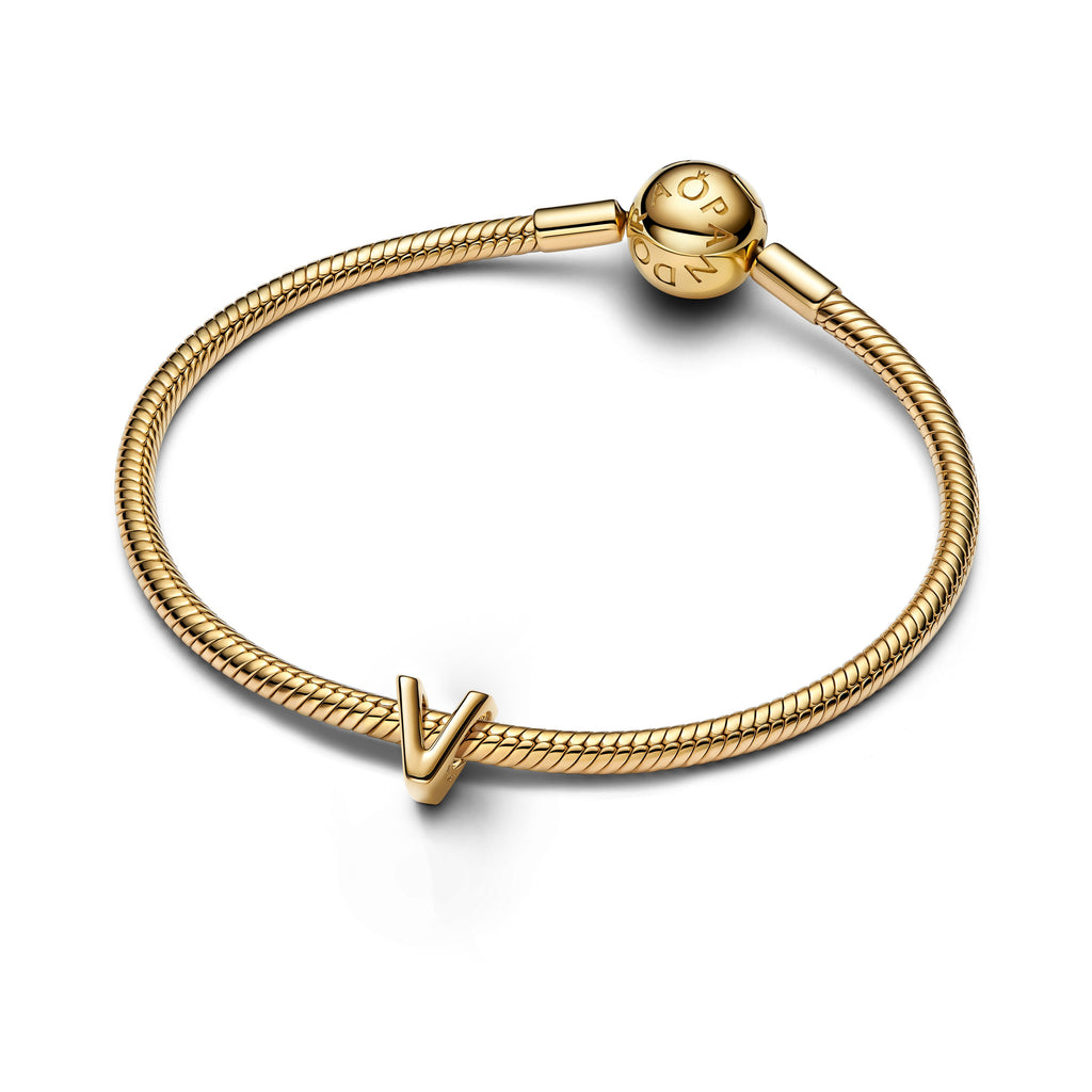 Letter V Alphabet Charm
