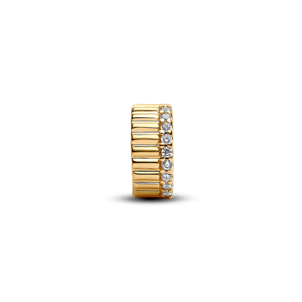 Ribbed Clip Charm
