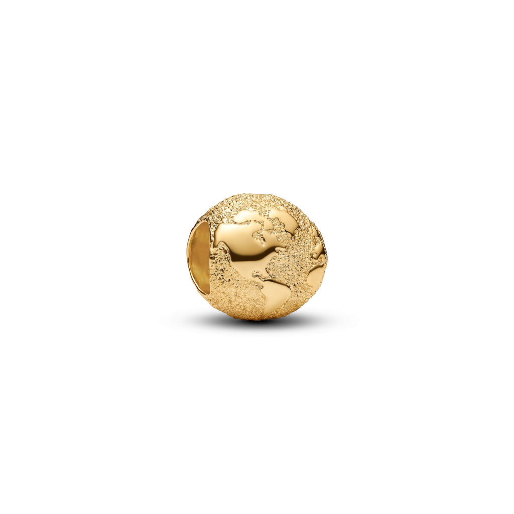Textured Globe Mini Charm