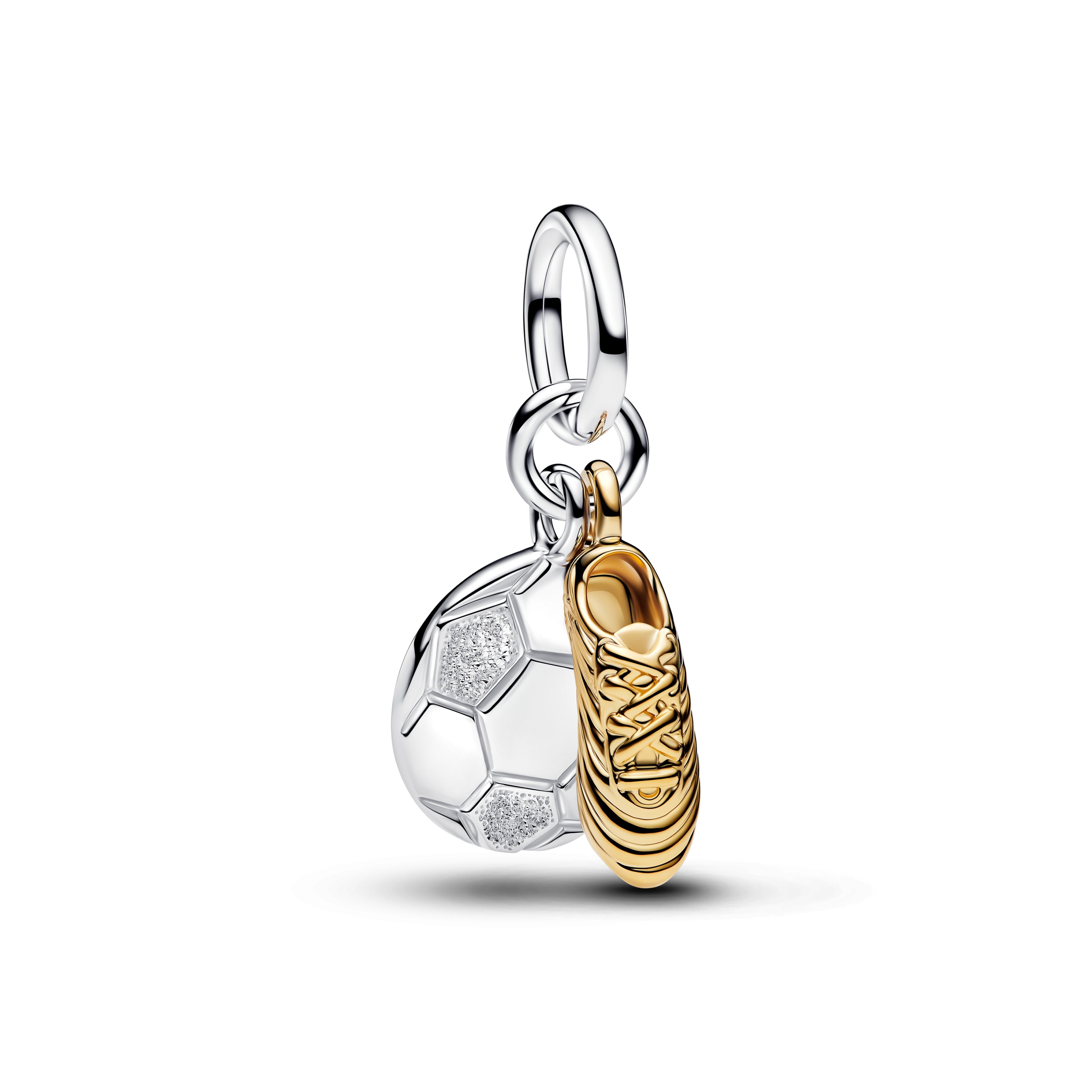 Soccer Shoe Double Dangle Charm