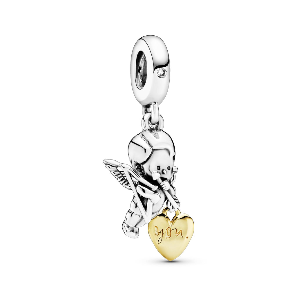 Cupid & You Heart Dangle Charm