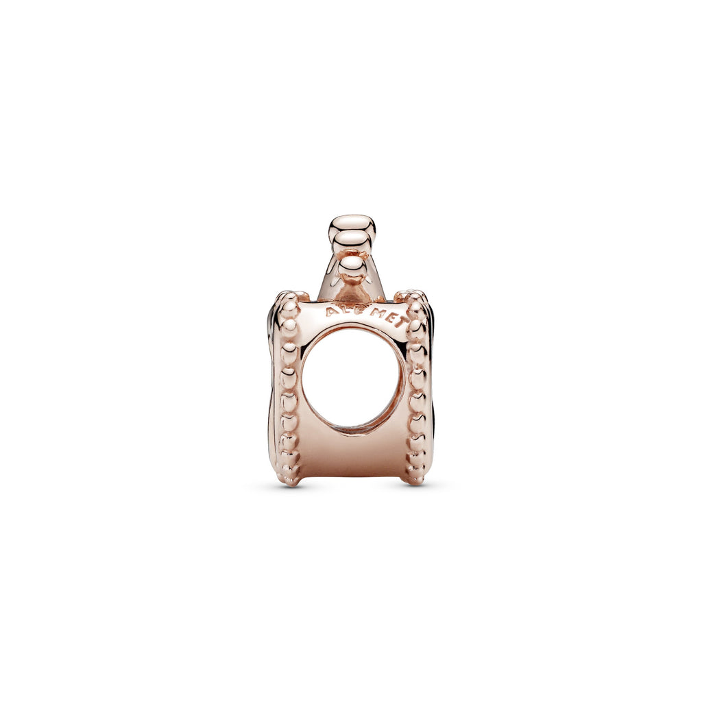 Crown and Entwined Hearts Charm