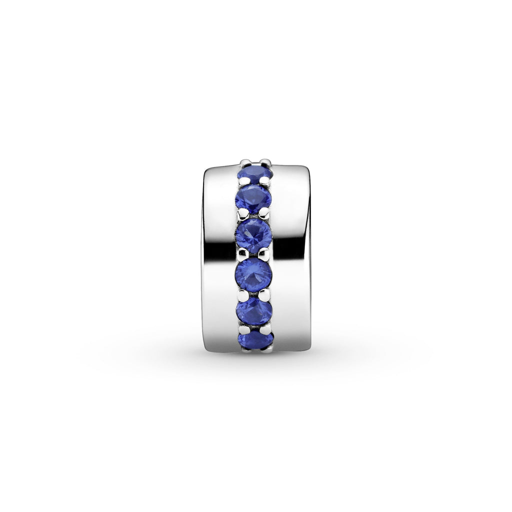 Blue Sparkle Clip Charm