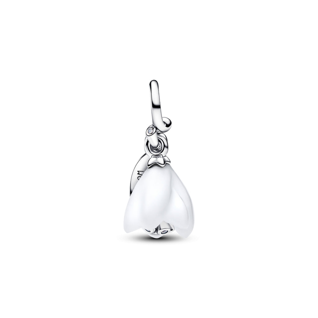 Snowdrop Flower Dangle Charm