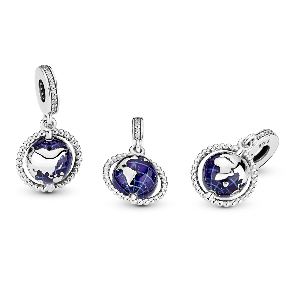 Spinning Globe Dangle Charm