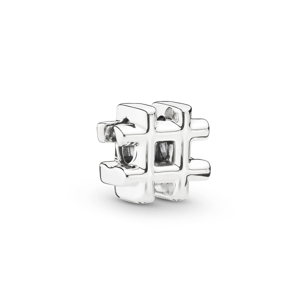 Hashtag Symbol Charm