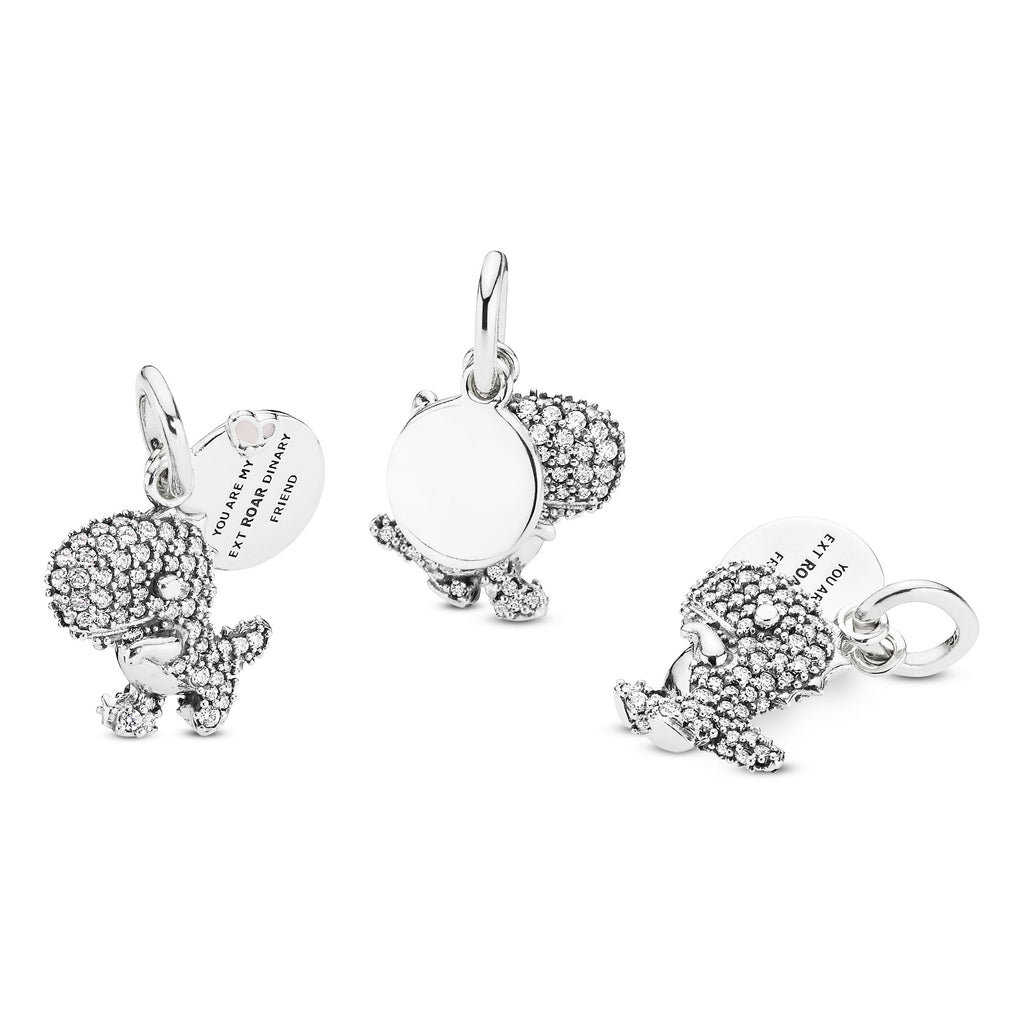 Pavé Dinosaur Dangle Charm