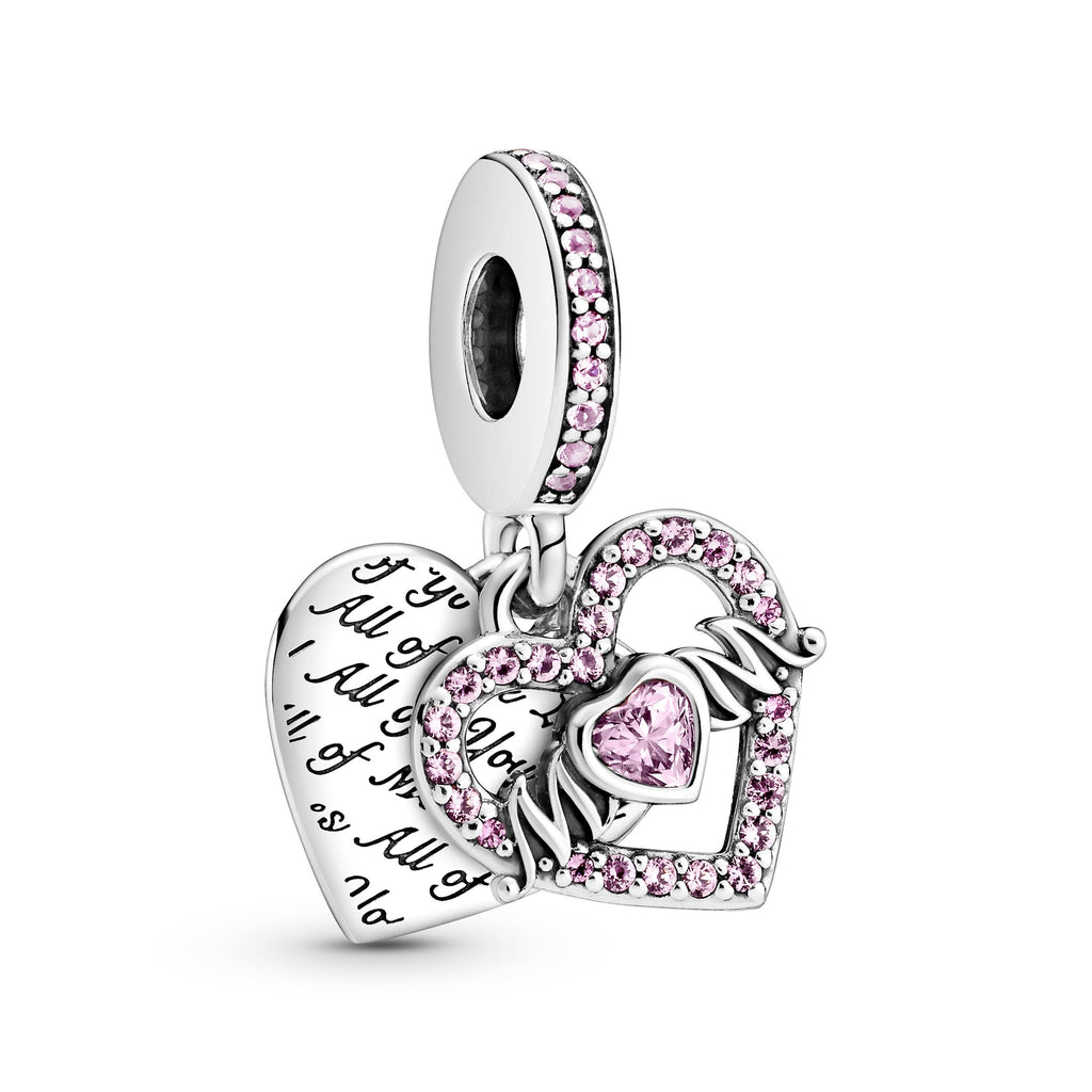 Heart & Mum Dangle Charm