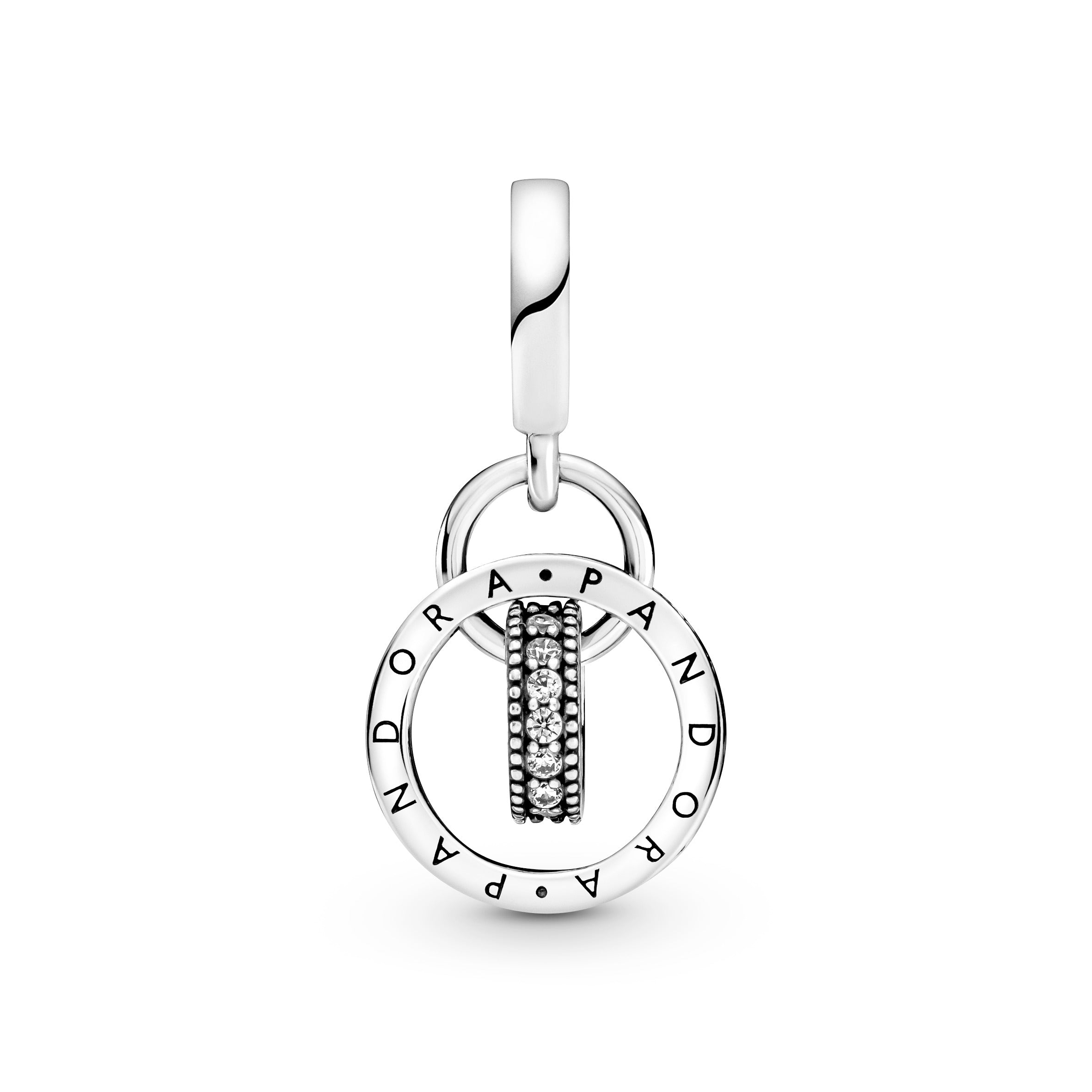 Pandora Logo Circles Dangle Charm