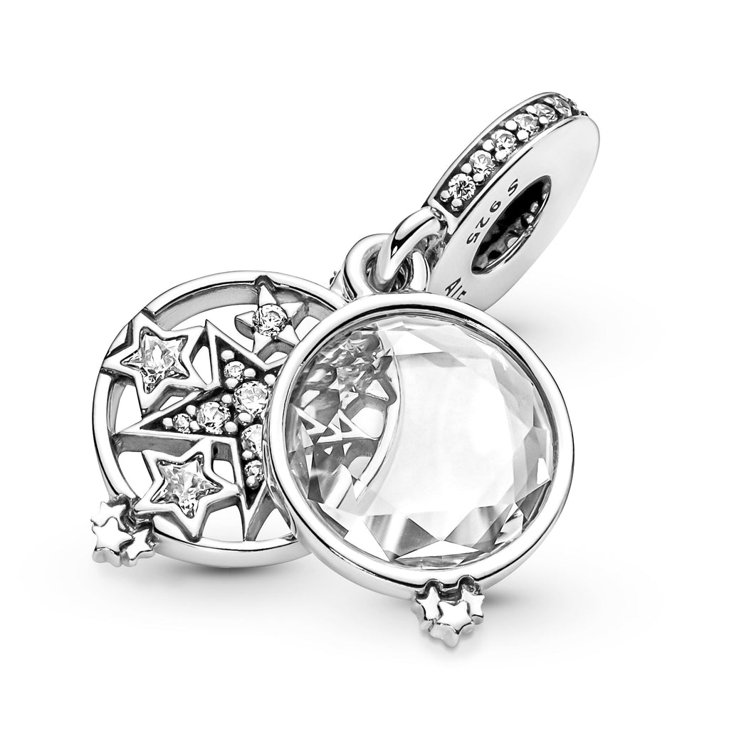 Magnified Star Double Dangle Charm