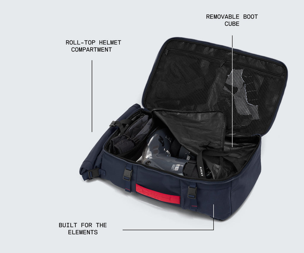 Away Carry-On Boot Bag 55L Suitcase - Navy Blue