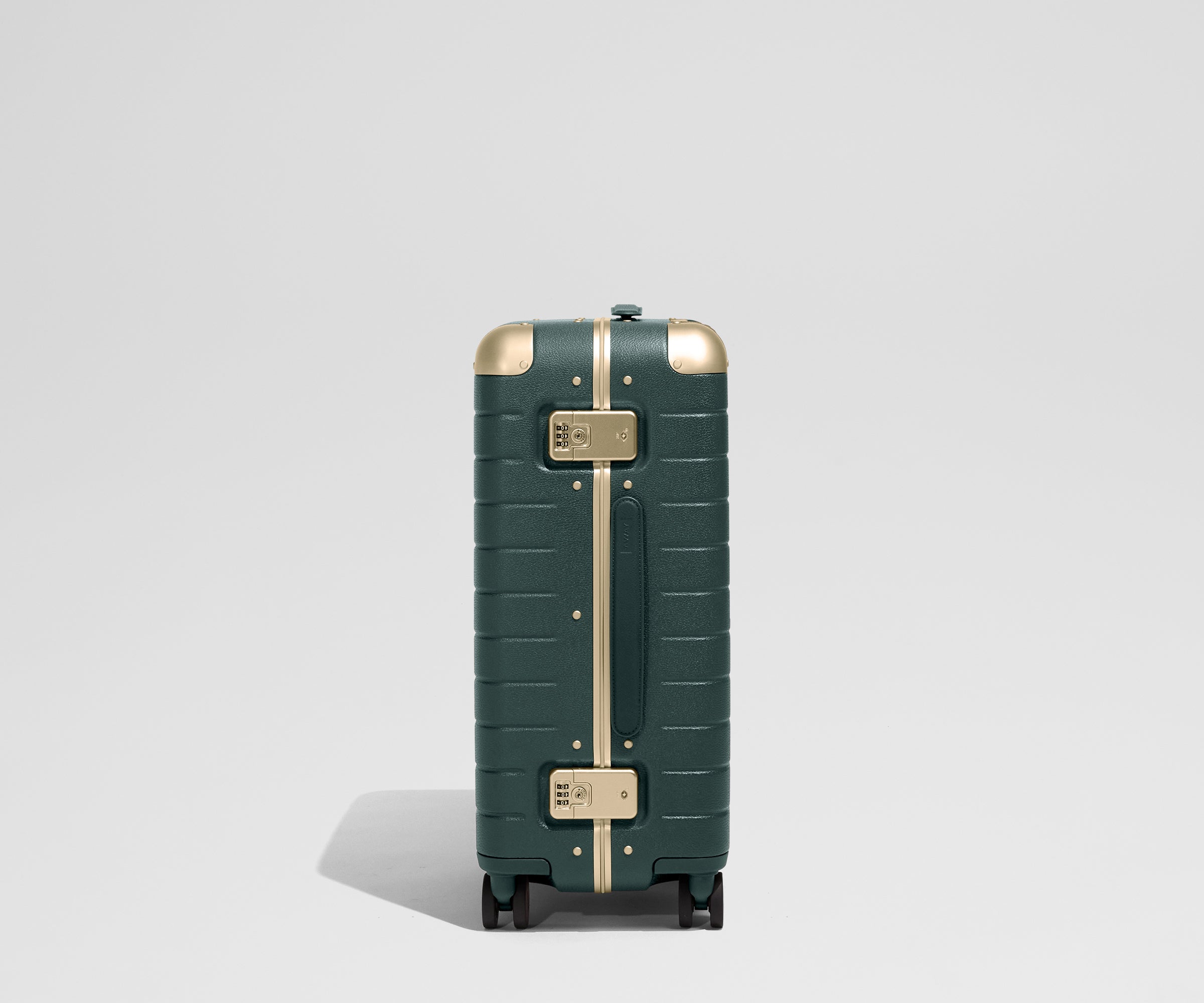 Away The Aluminum Edge Bigger Carry-On Suitcase - Ivy Green