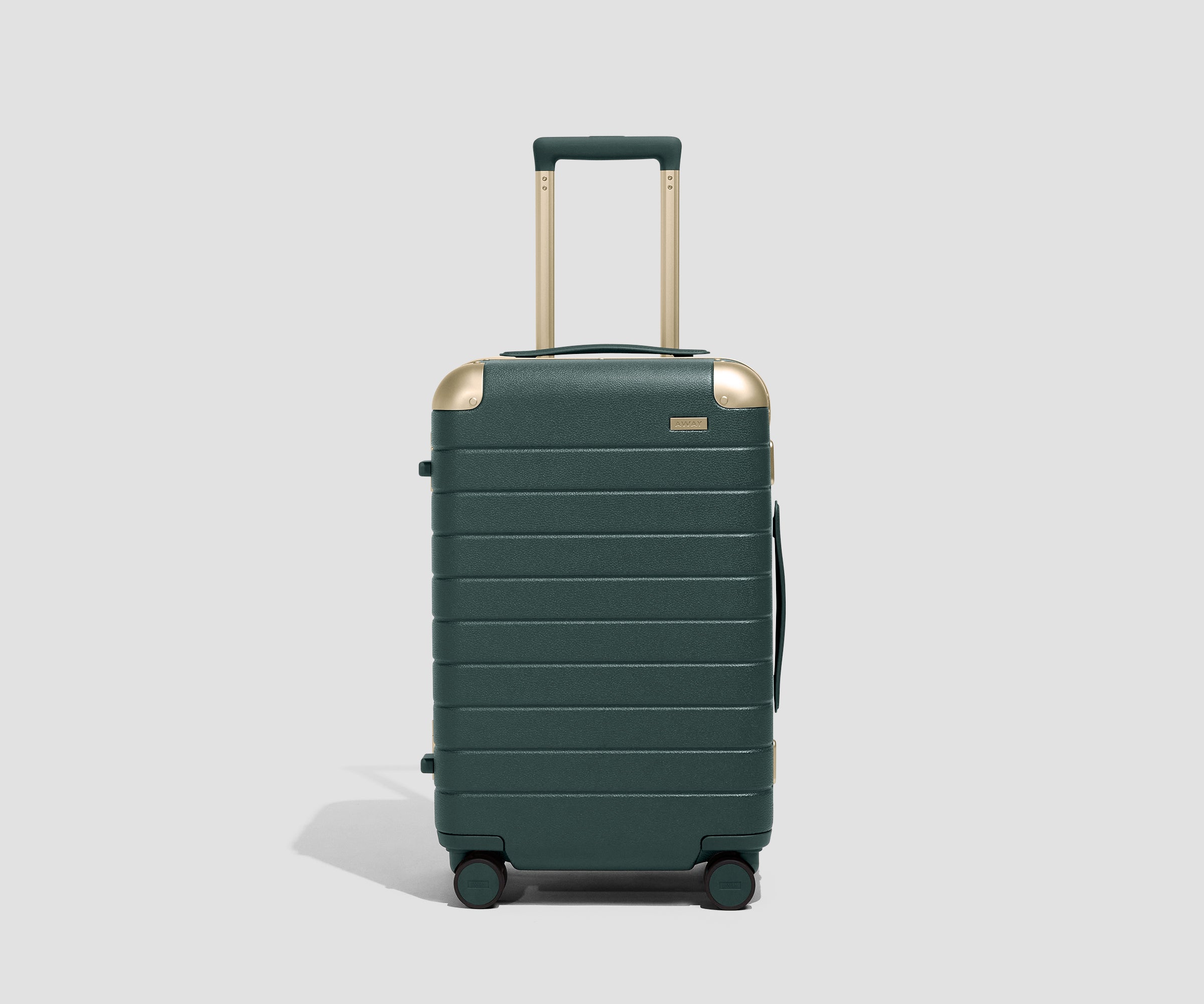 Away The Aluminum Edge Carry-On Suitcase - Ivy Green