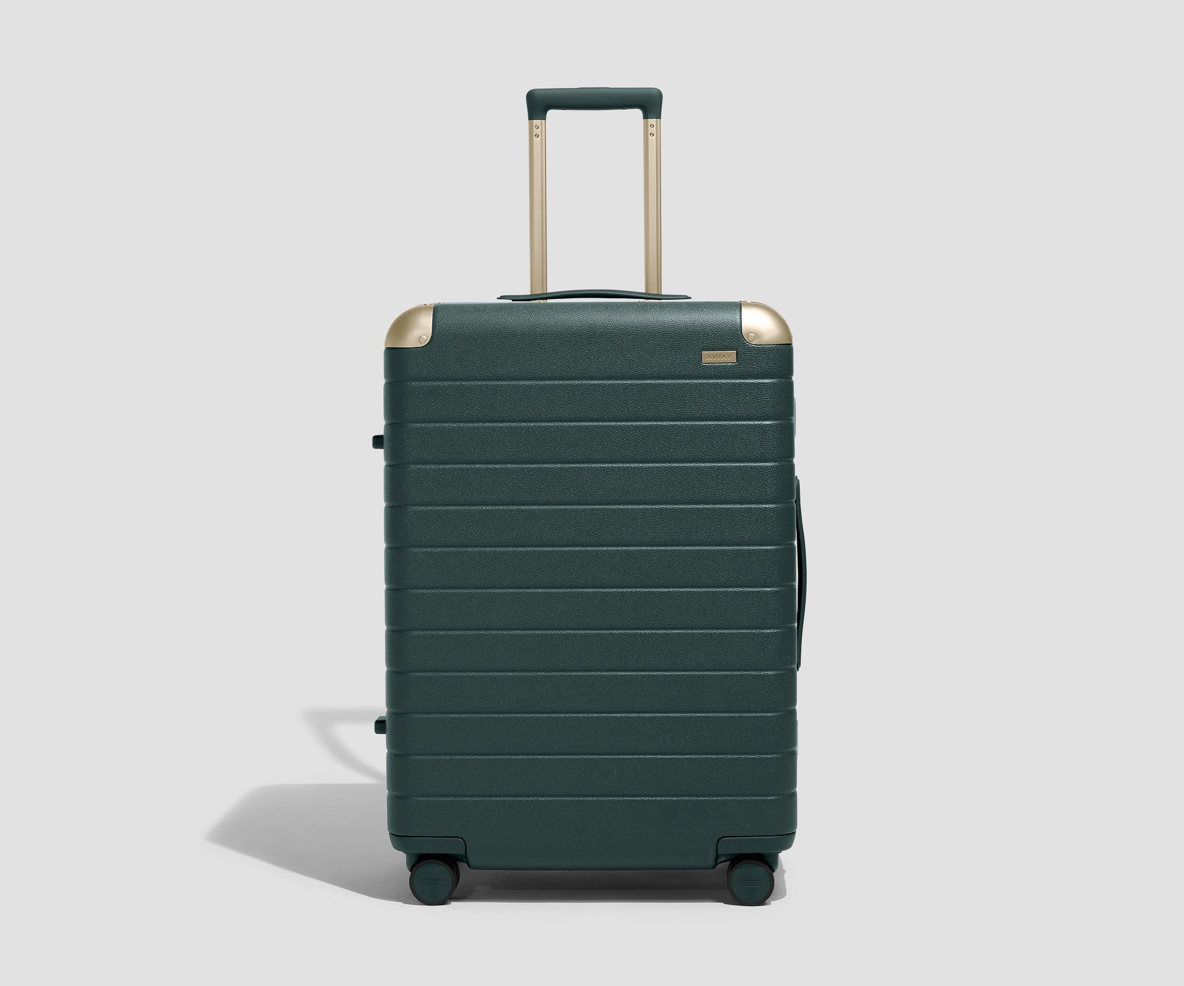 Away The Aluminum Edge Medium Suitcase - Ivy Green
