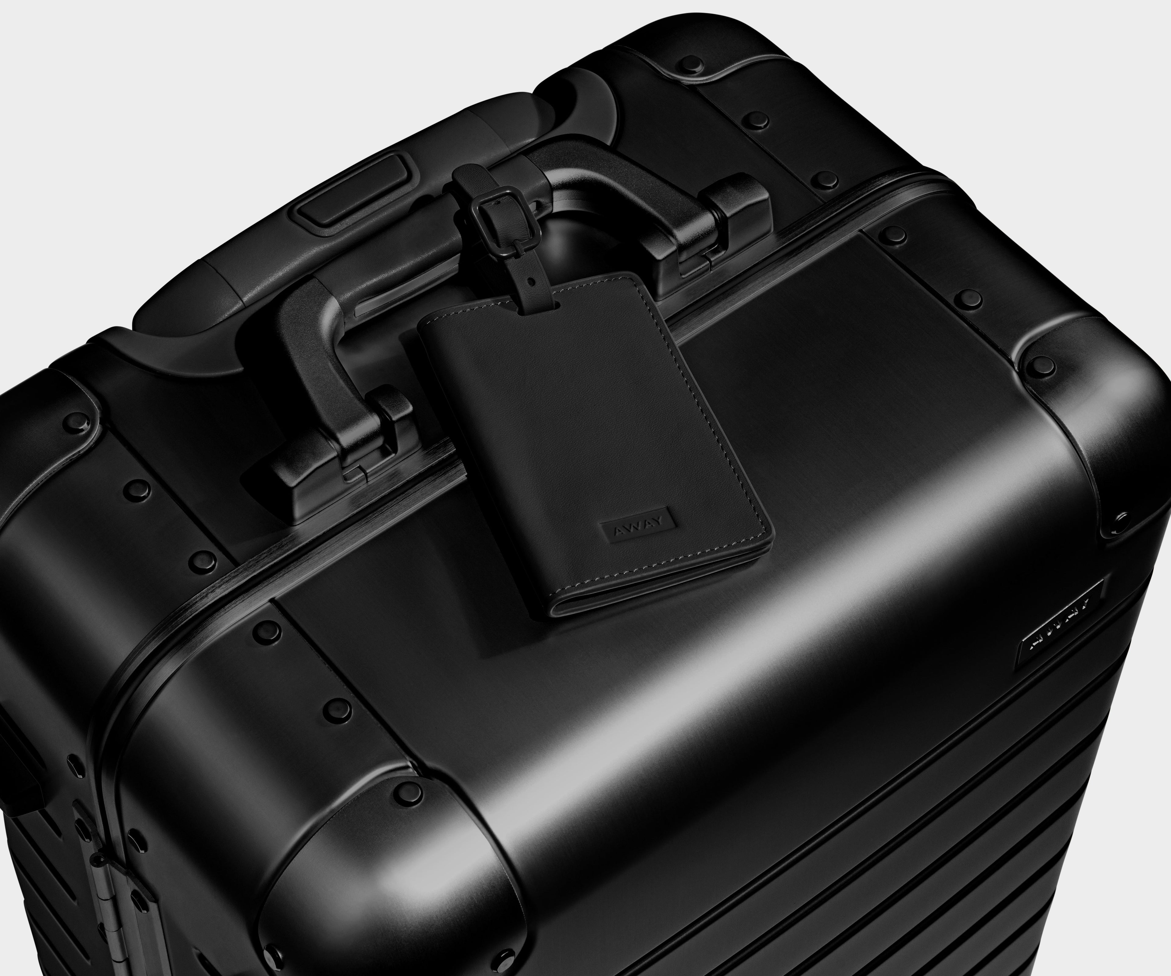 Away The Carry-On: Aluminum Edition Suitcase - Onyx Black