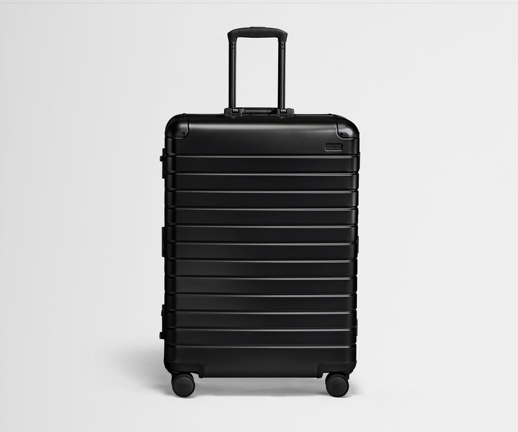 Away The Large: Aluminum Edition Suitcase - Onyx Black
