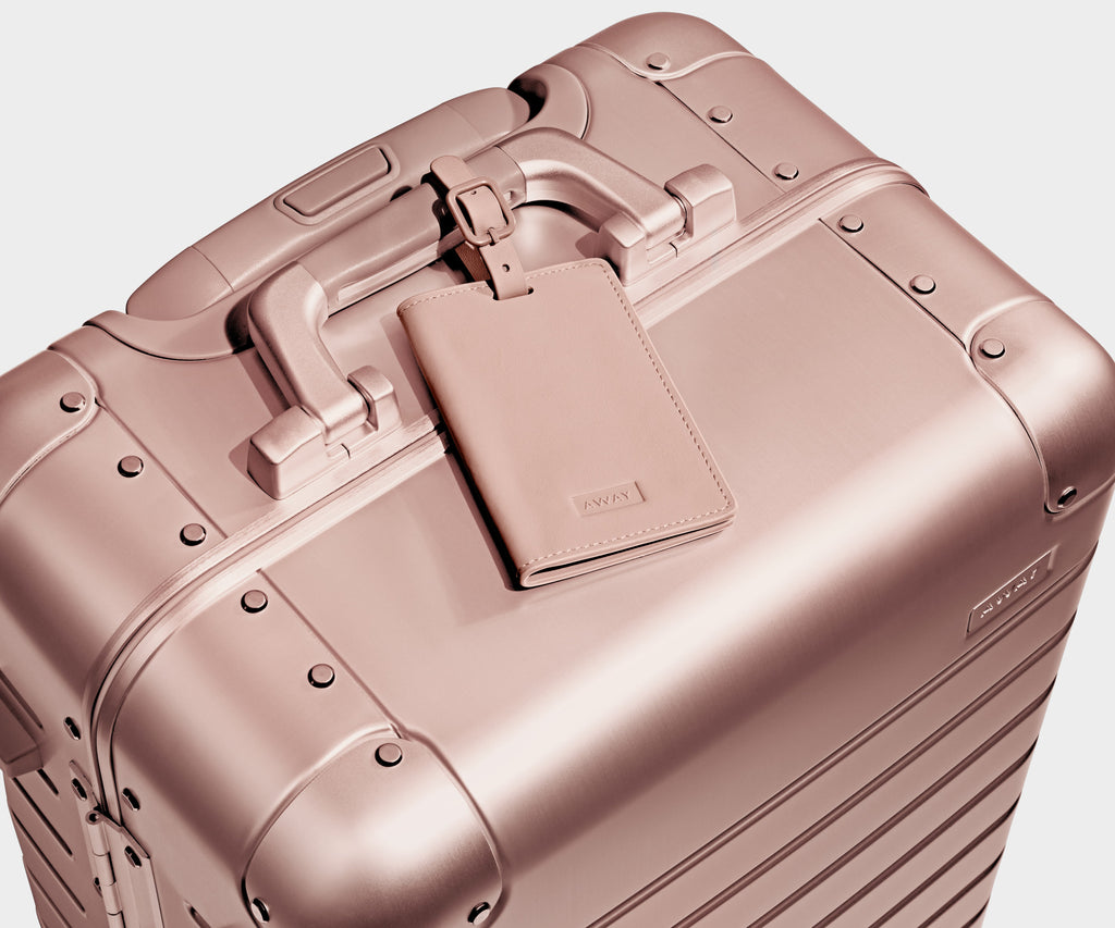 Away The Medium: Aluminum Edition Suitcase - Rose Gold