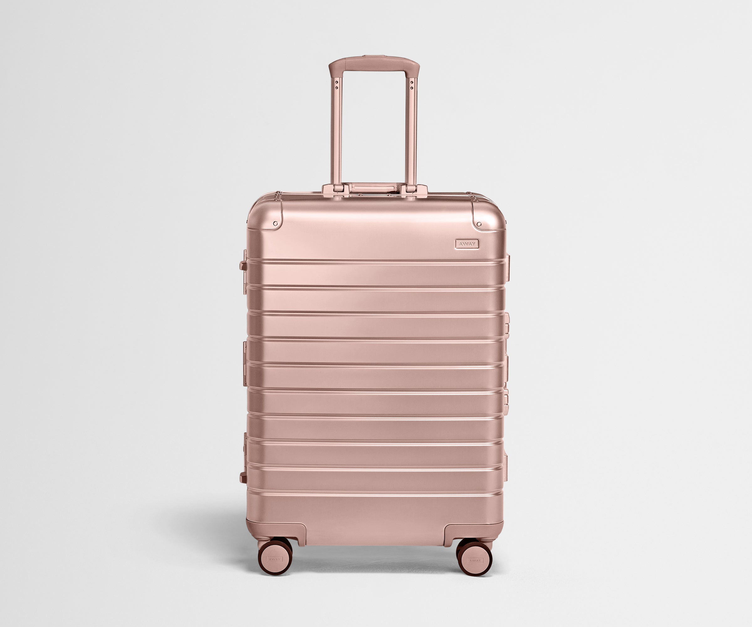Away The Medium: Aluminum Edition Suitcase - Rose Gold