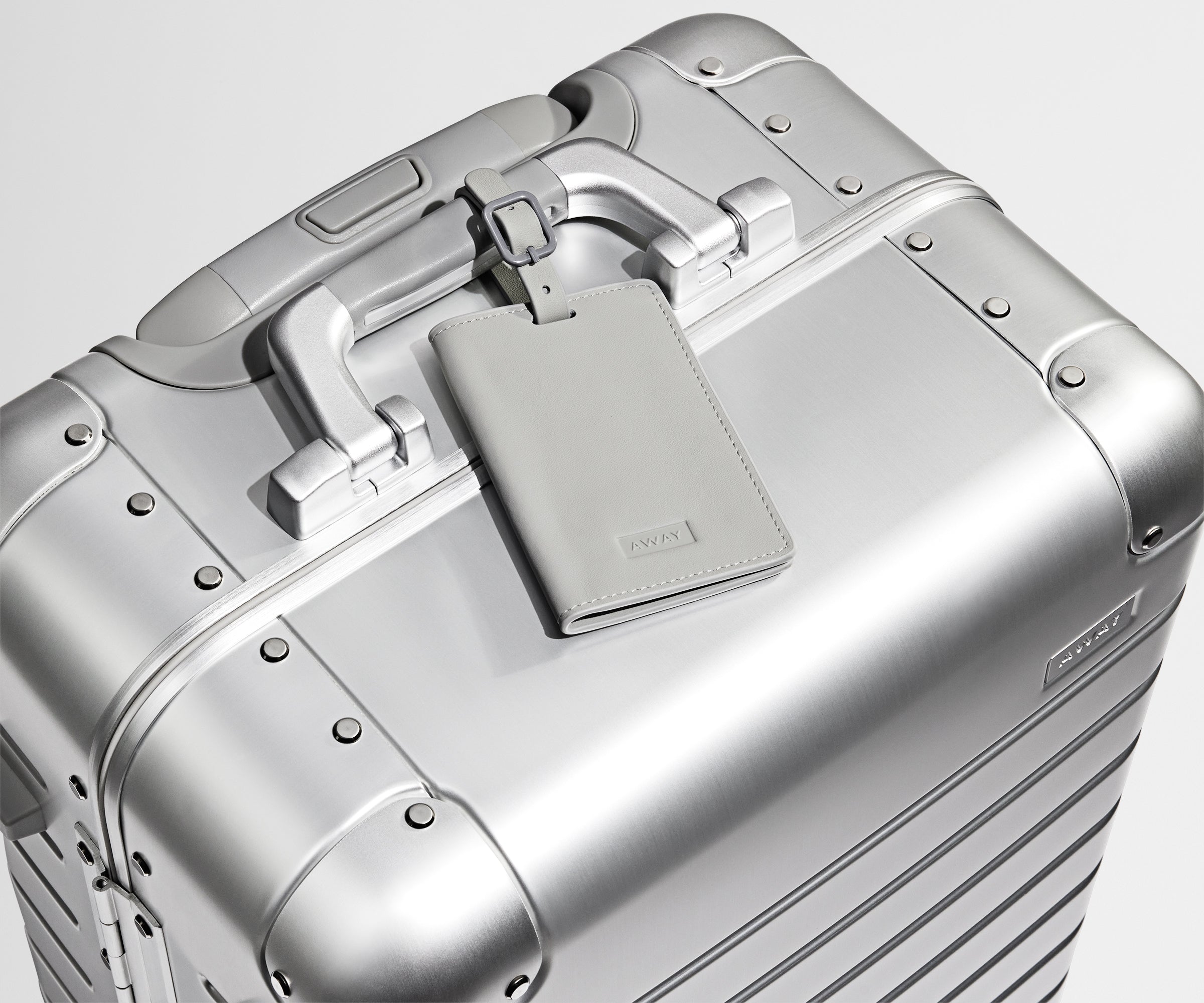 Away The Carry-On: Aluminum Edition Suitcase - Silver