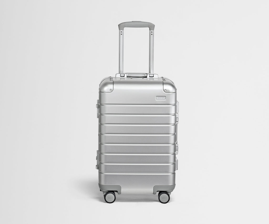 Away The Carry-On: Aluminum Edition Suitcase - Silver