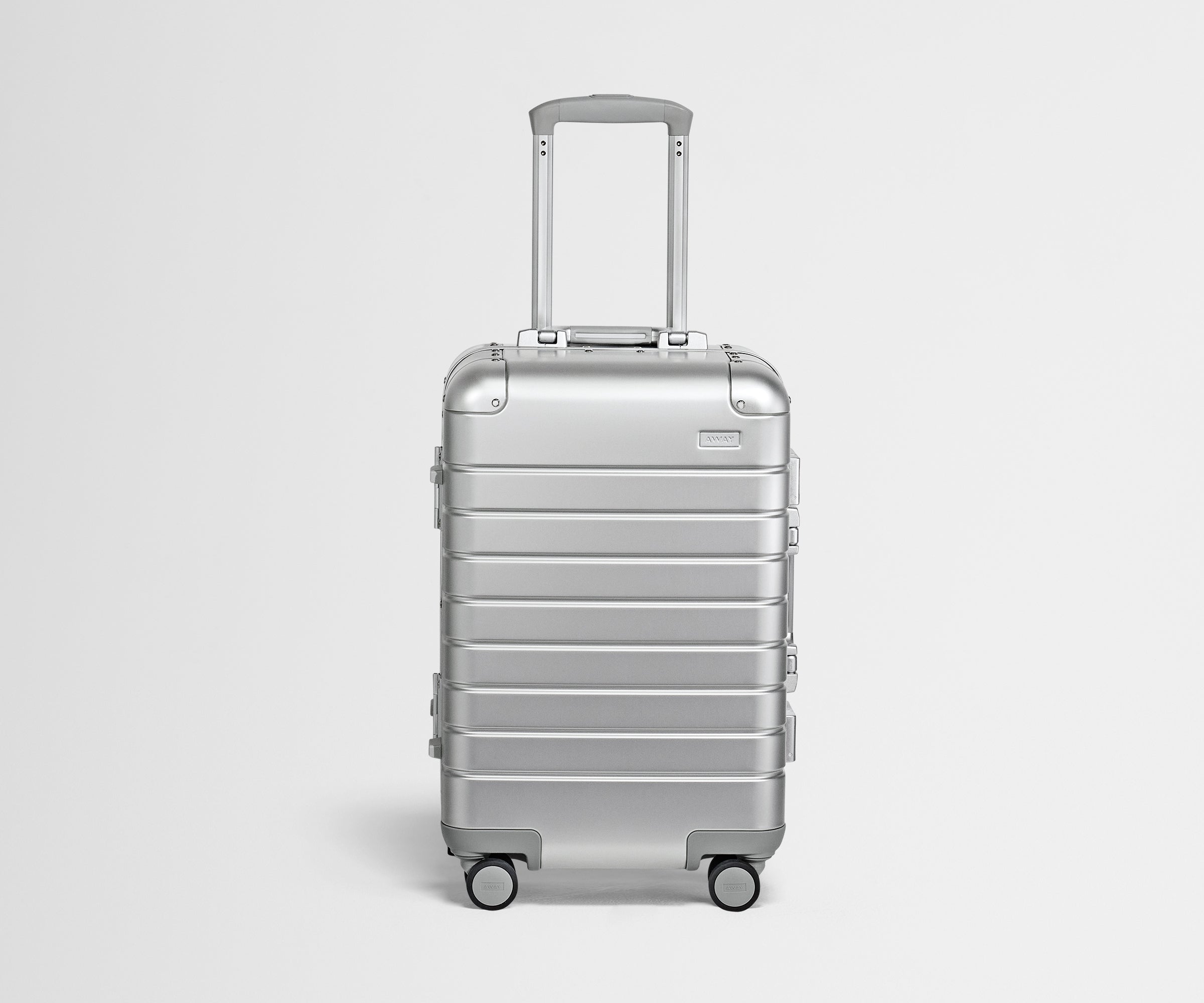 Away The Carry-On: Aluminum Edition Suitcase - Silver
