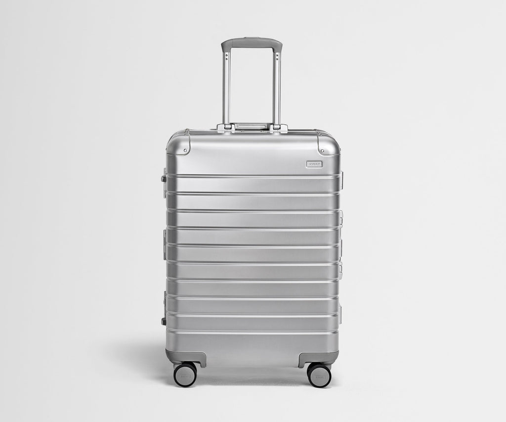 Away The Medium: Aluminum Edition Suitcase - Silver