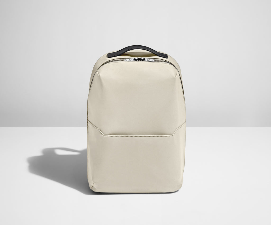 Away The Everywhere Zip Backpack in Salt White