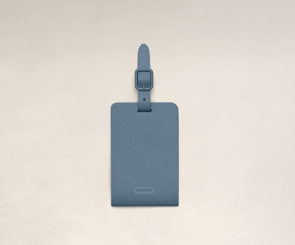 Away The Luggage Tag in Coast Blue