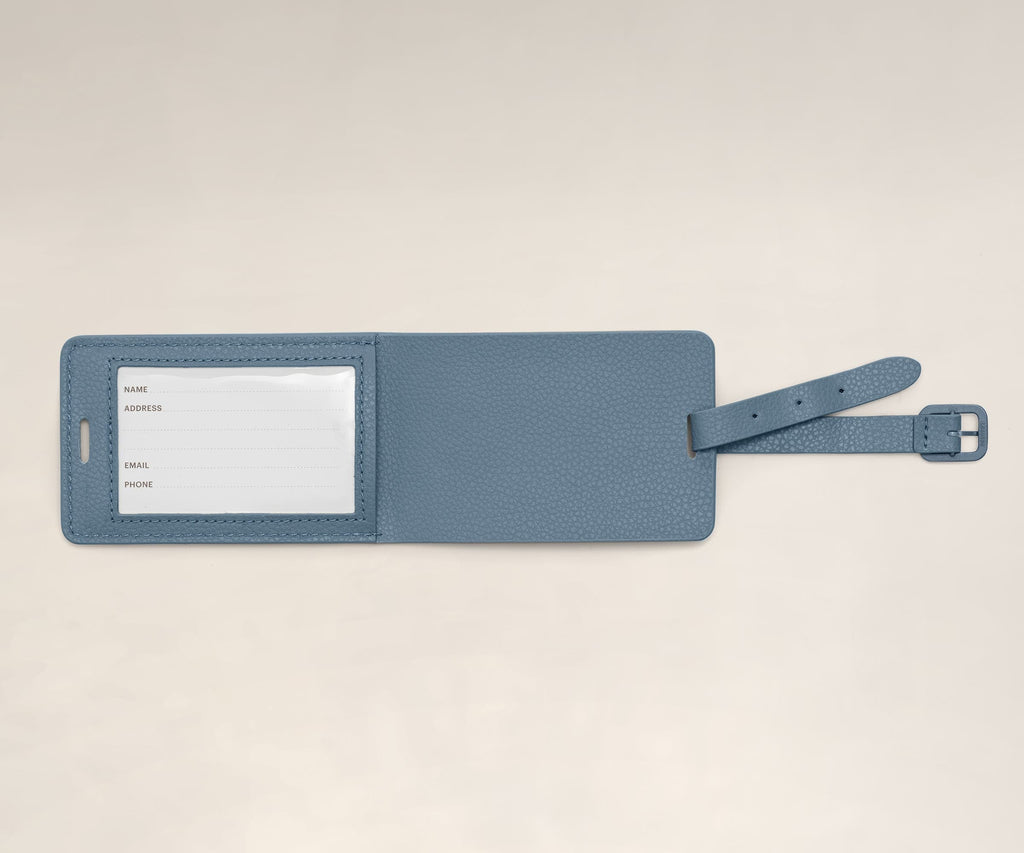 Away The Luggage Tag in Coast Blue