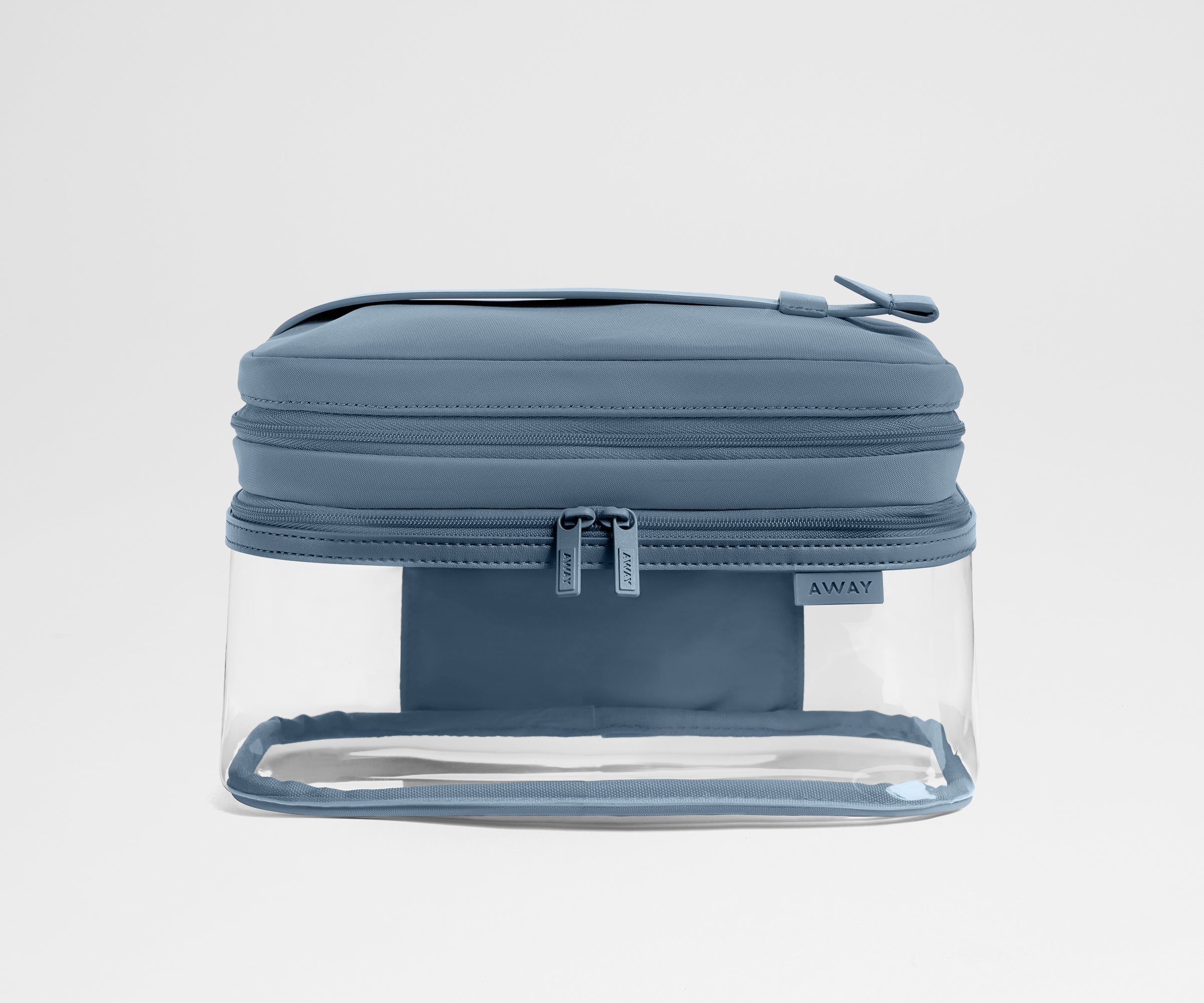 Away Clear Cosmetic Case Toiletry Bag - Coast Blue