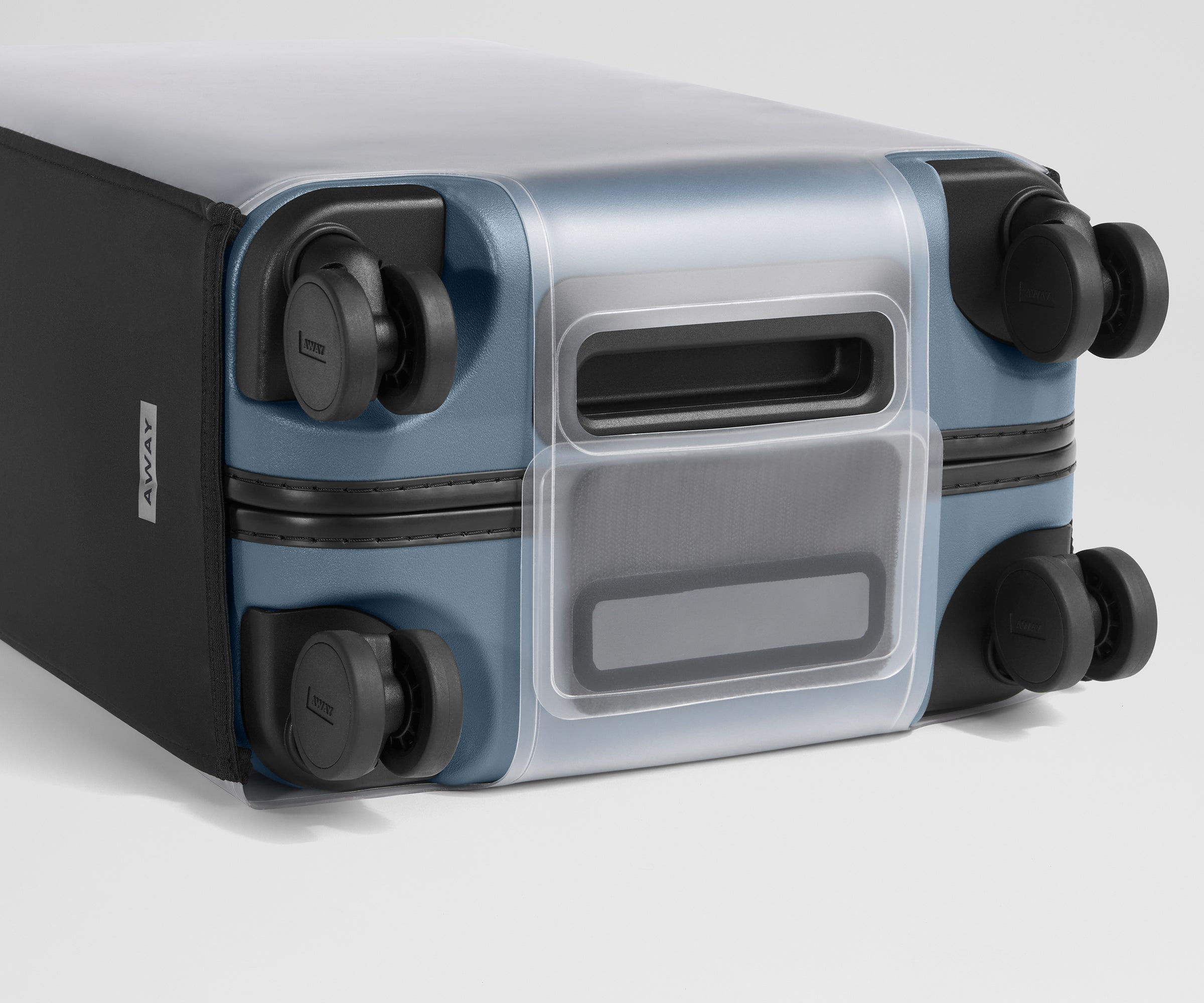 Away Clear Luggage Cover Suitcase - The Trunk