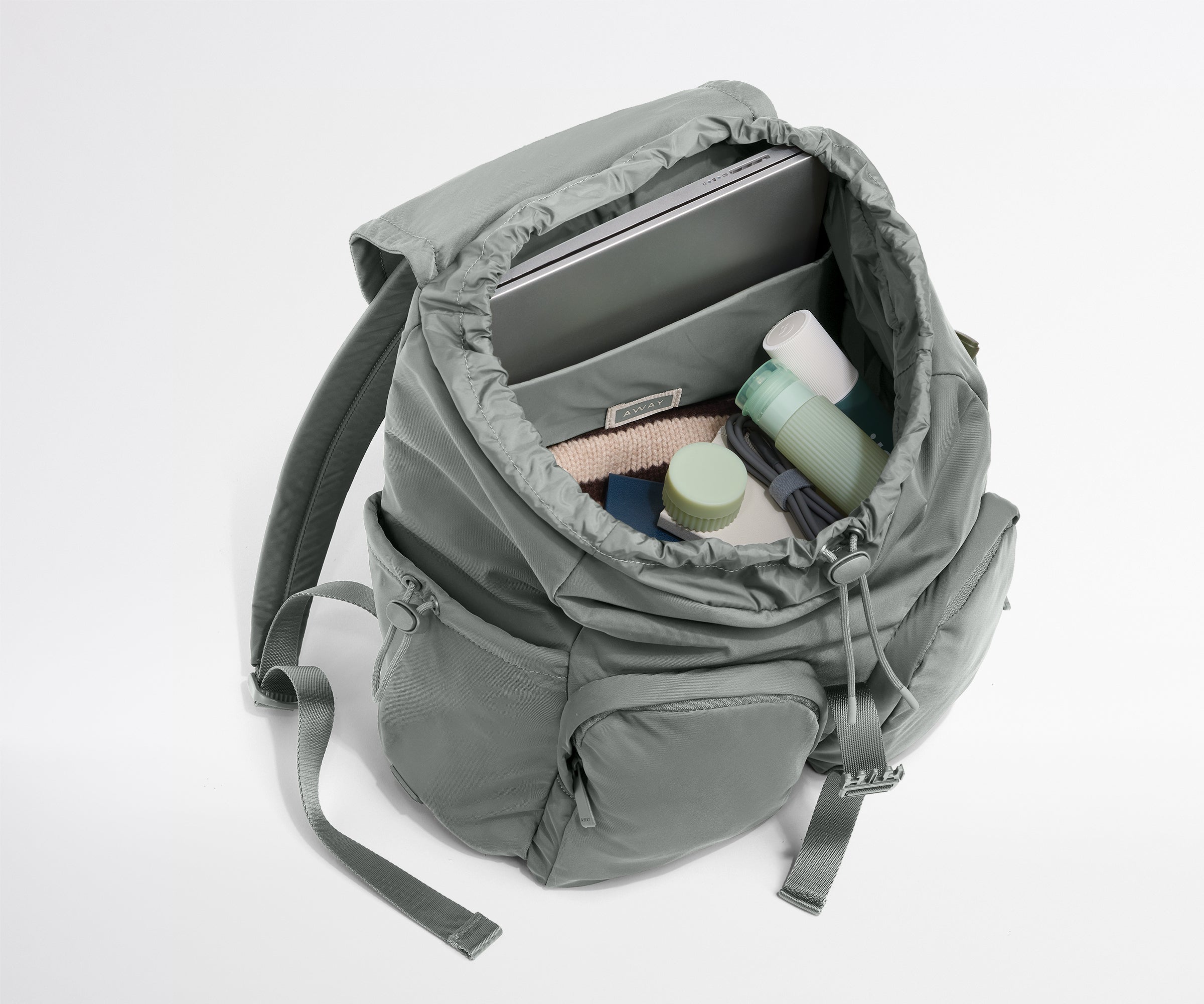 Away Featherlight Cargo Backpack in Nordic Gray