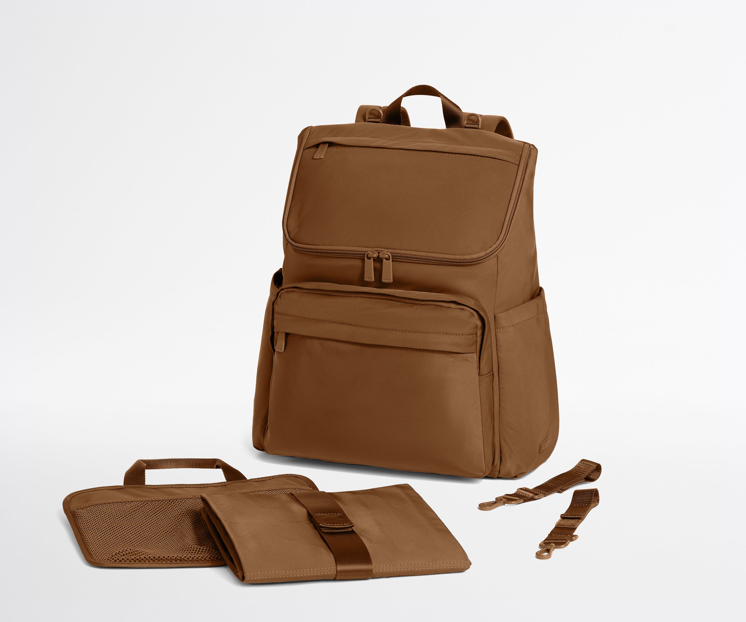 Away Featherlight Diaper Backpack Diaper Bag - Amaro Brown