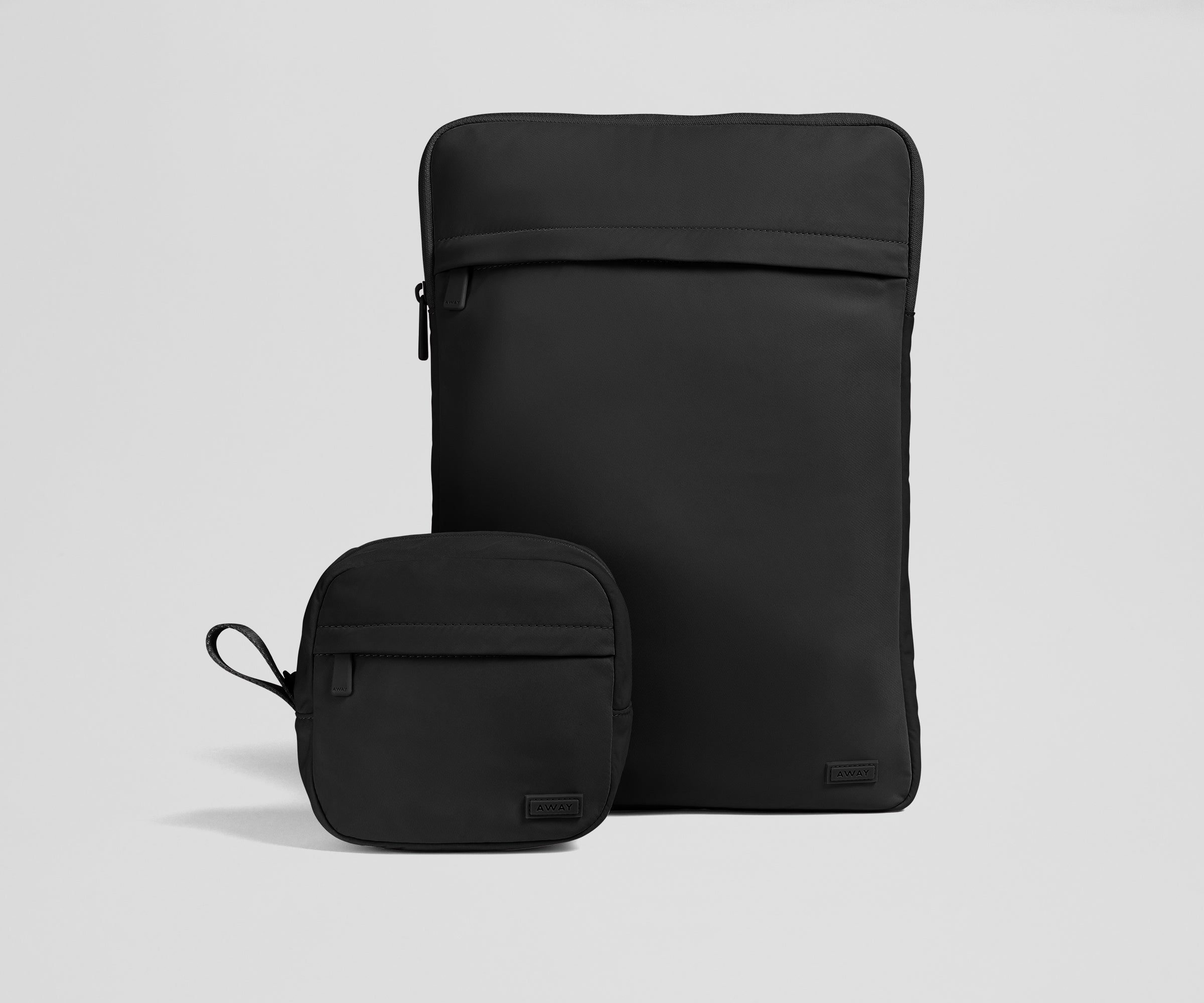 Away Featherlight Tech Set Backpack - Jet Black