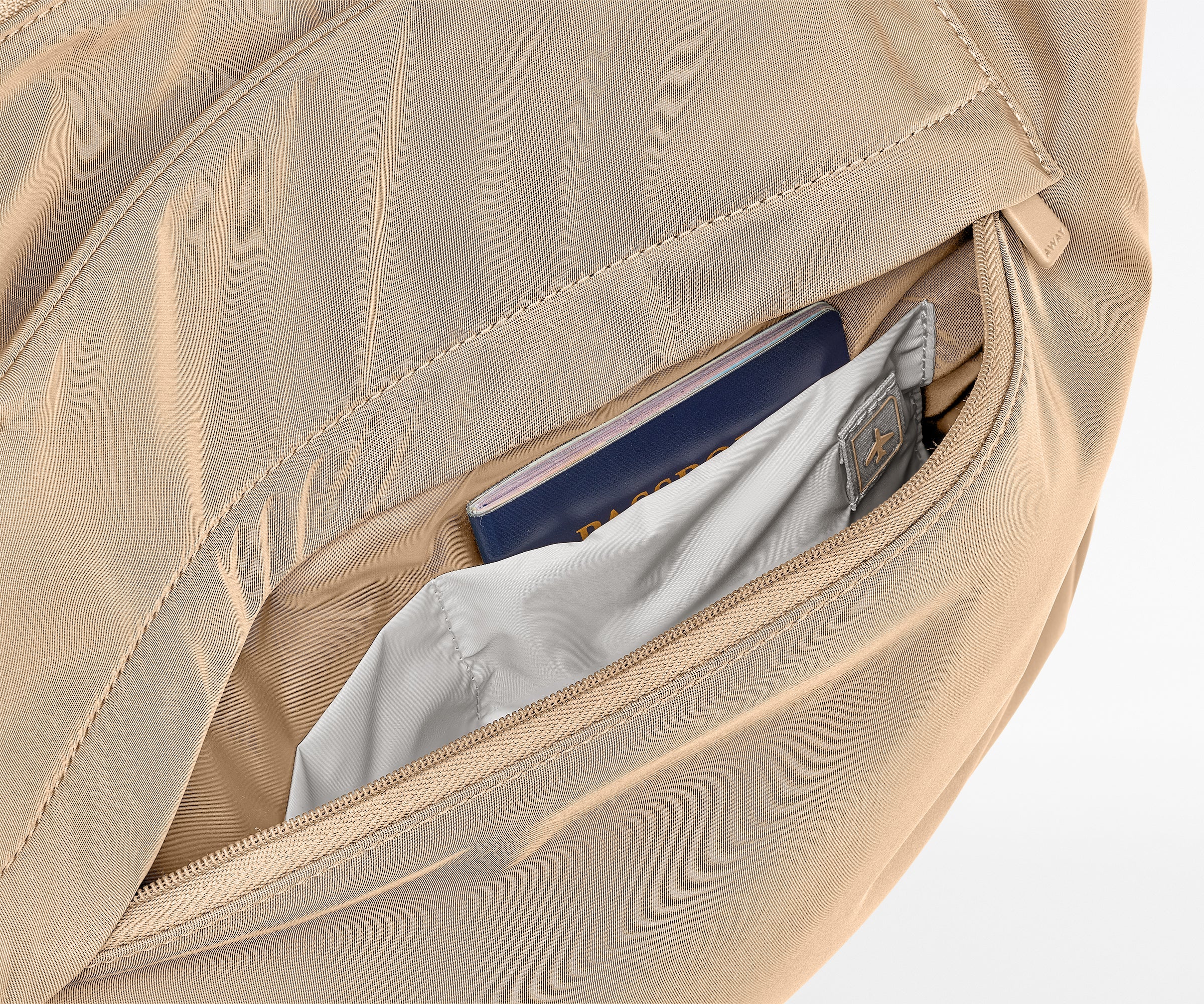 Away Featherlight Tote Tote Bag - Camel Brown
