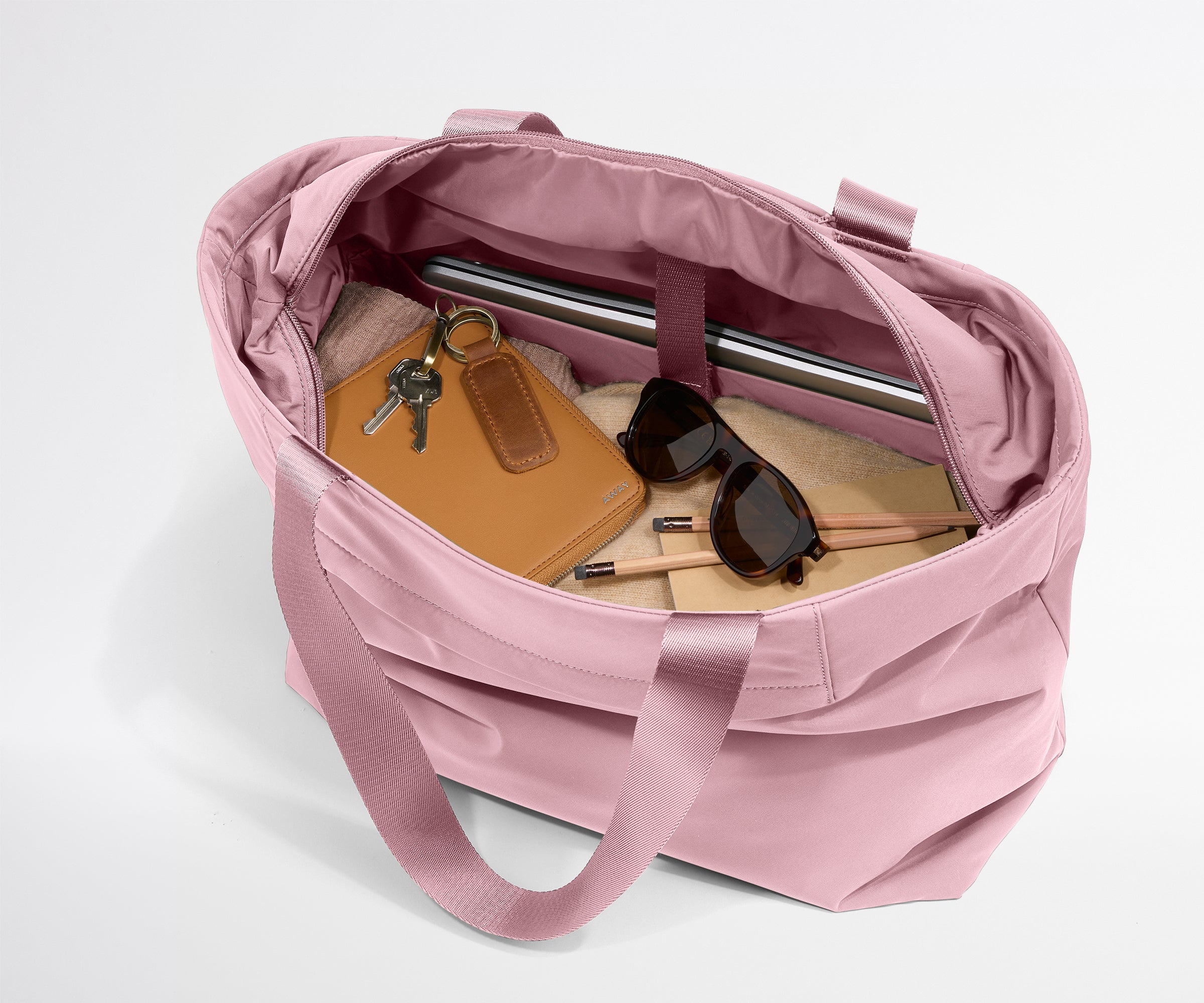 Away Featherlight Tote Tote Bag - Glacial Pink