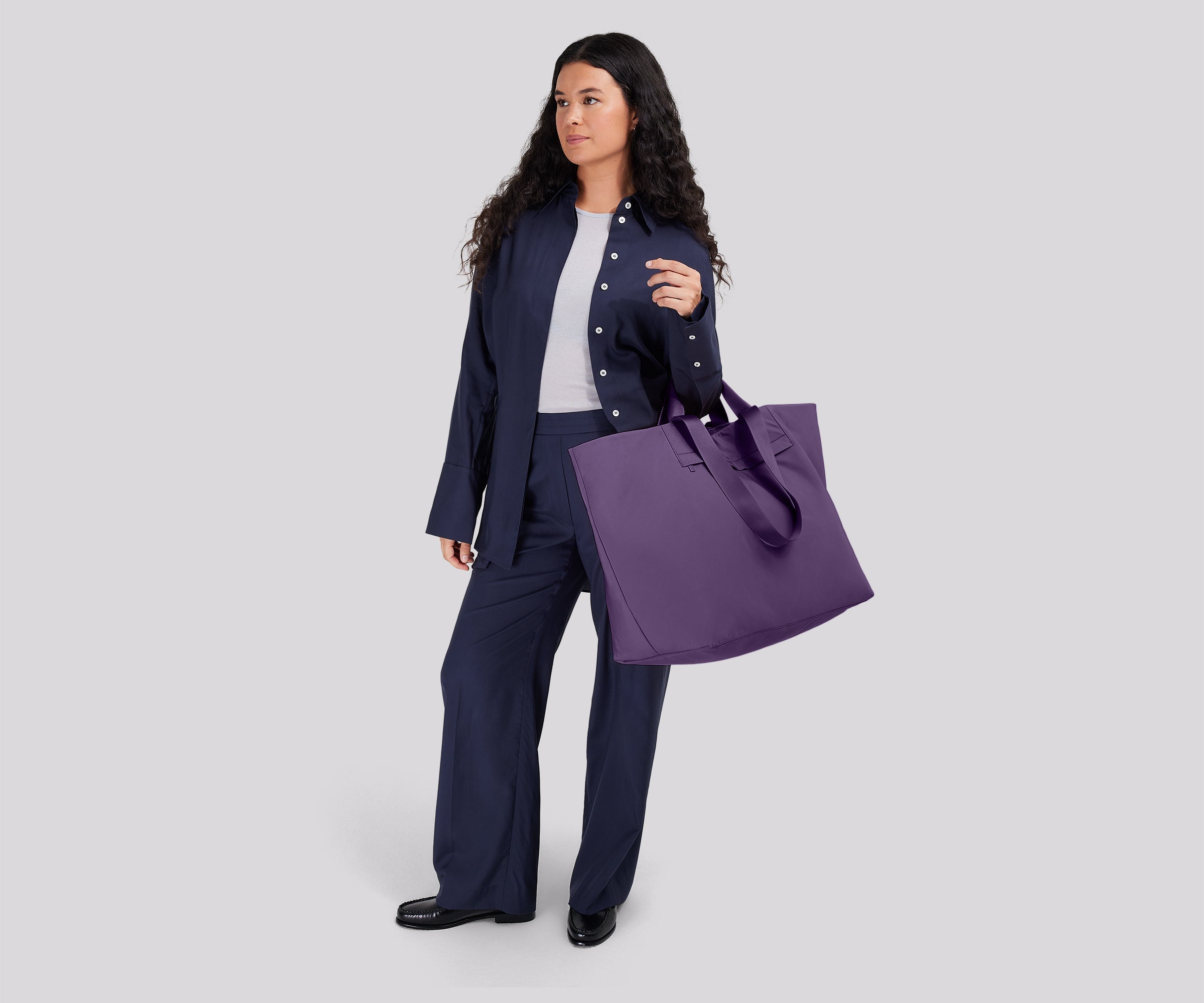 Away Large Featherlight Tote Tote Bag - Misty Purple