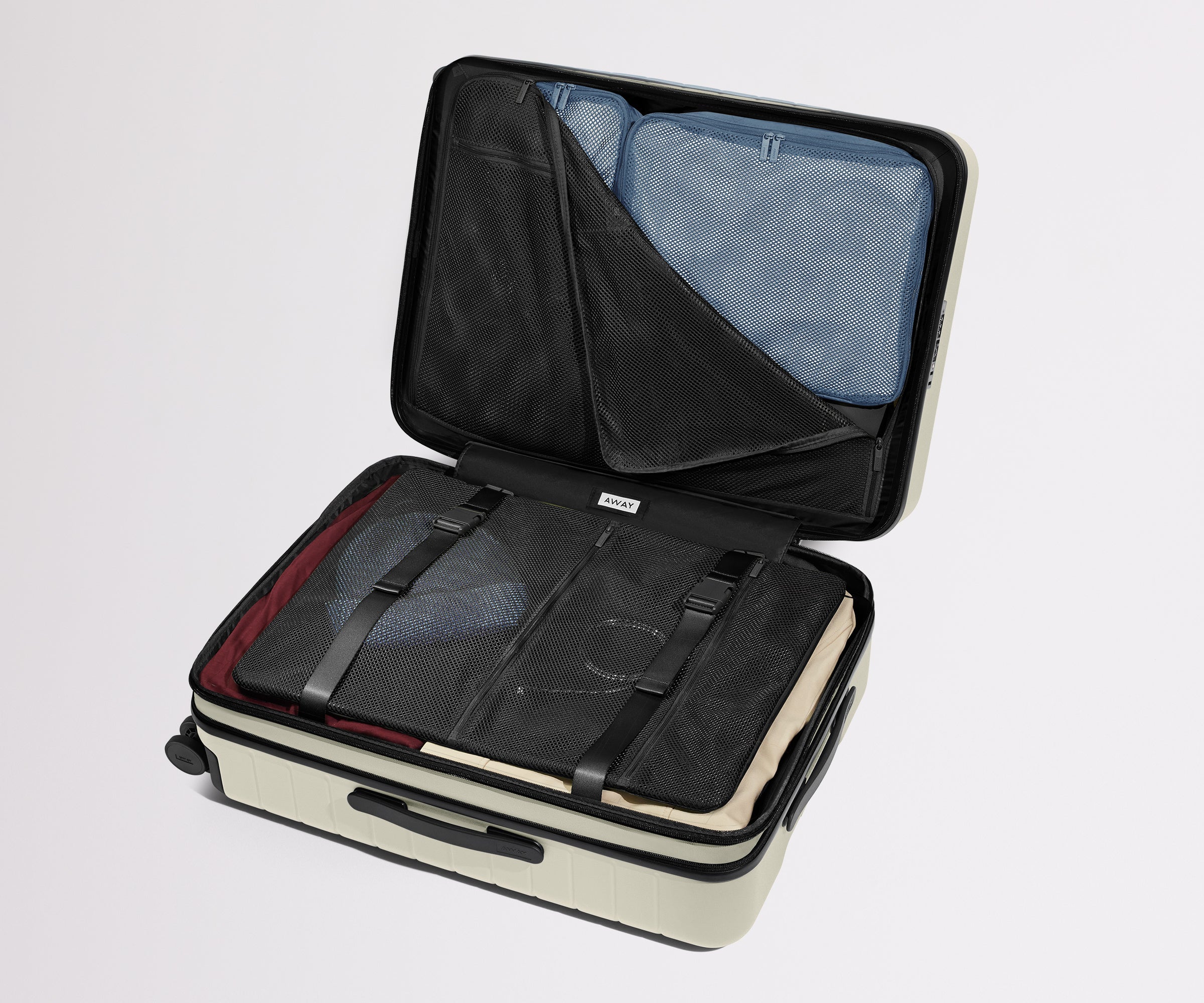Away The Medium Flex Suitcase - Salt White