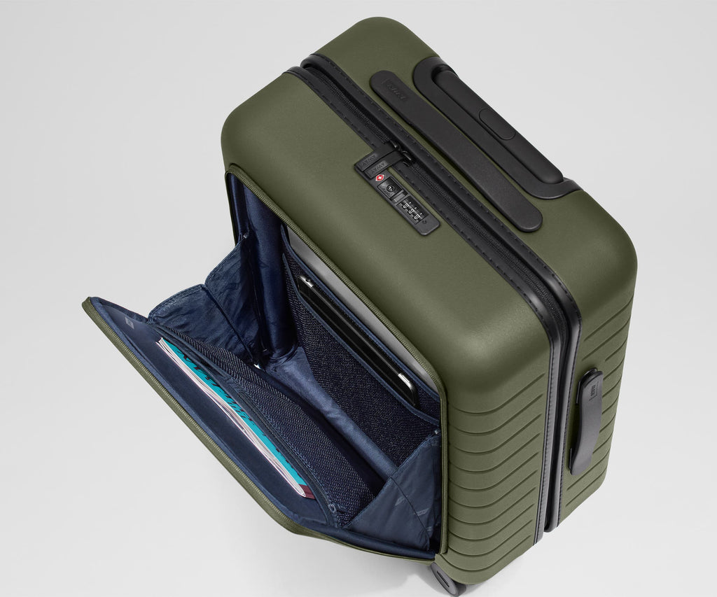 Away The Executive Carry-On Suitcase - Olive Green