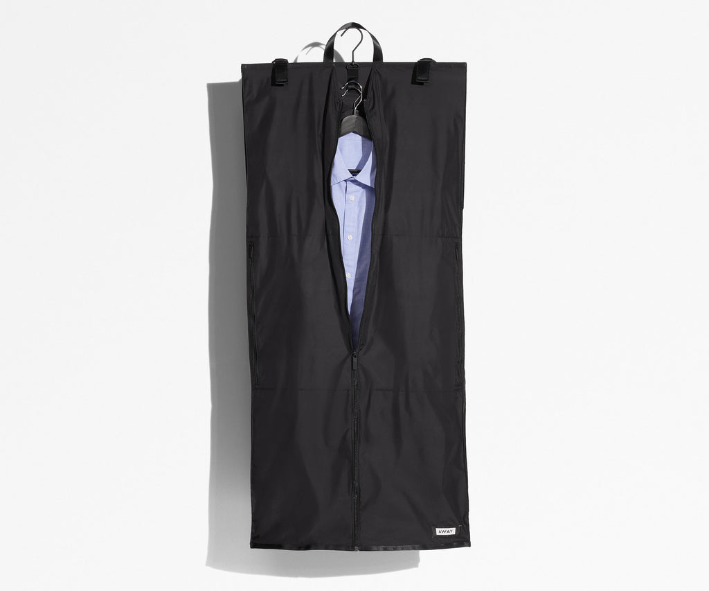 Away The Centerfold Garment Sleeve Garment Bag - Jet Black