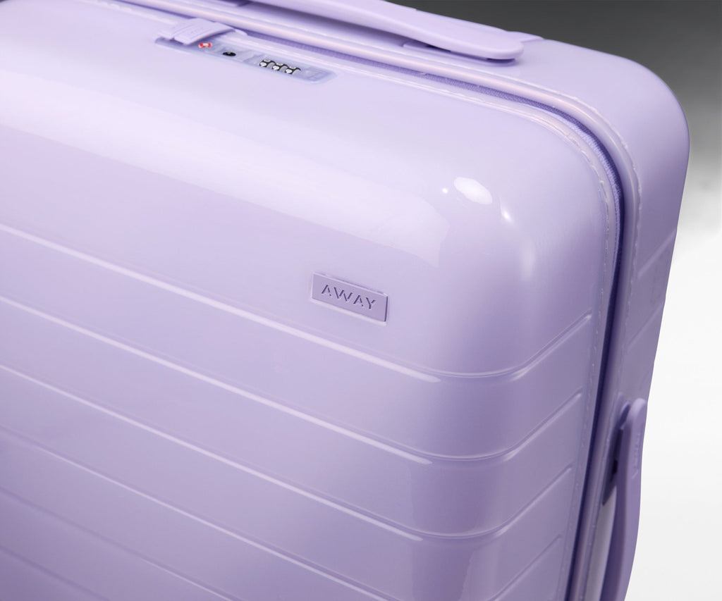 Away The Bigger Carry-On Suitcase - Glazed Lavender Haze Purple