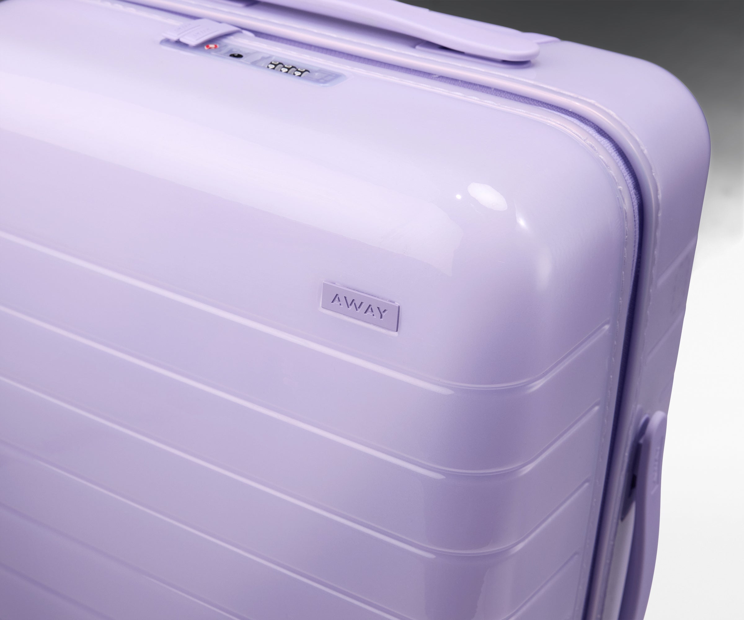 Away The Bigger Carry-On Suitcase - Glazed Lavender Haze Purple