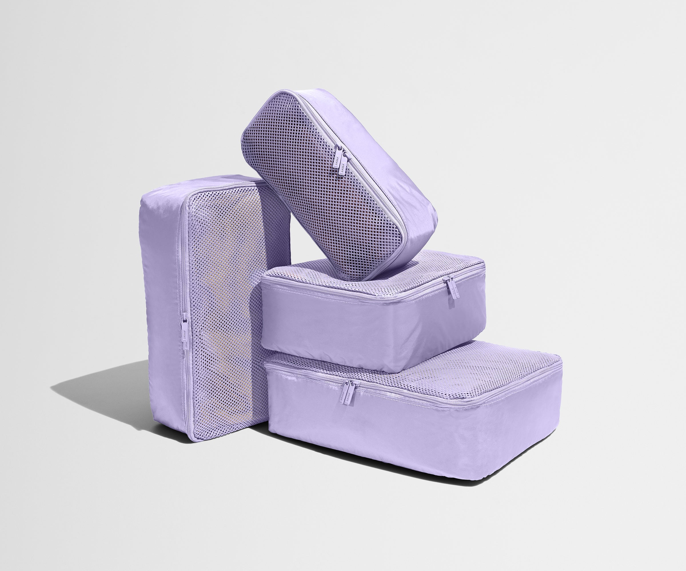 Away Insider Packing Cubes (Set of 4) in Lavender Haze Purple